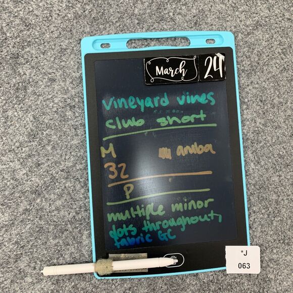 Vineyard Vines Shorts Mens 32 Aruba Blue Club Cotton Twill Flat Front Prep Chino - Picture 13 of 14